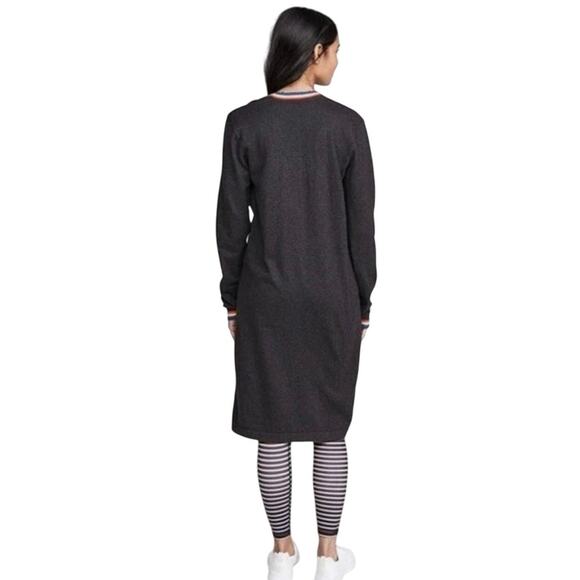 Spiritual Gangster | Women Large Rainbow Calli Long Cardigan Cashmere Sweater - Picture 6 of 14